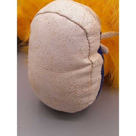 Vintage GANZ Archie Large Fuzzy Yellow Chicke Duck Glasses Sneakers H459 1988 - Picture 7 of 12